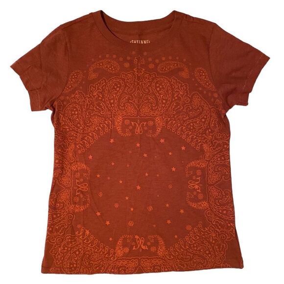 Shyanne Women’s Orange Western TShirt - Picture 1 of 3